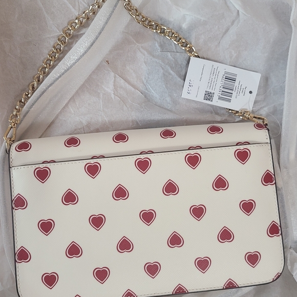 Summer Designer Clearance ($300 OFF)! NEW Madison Heartfelt Geo Flap Crossbody - Picture 7 of 9